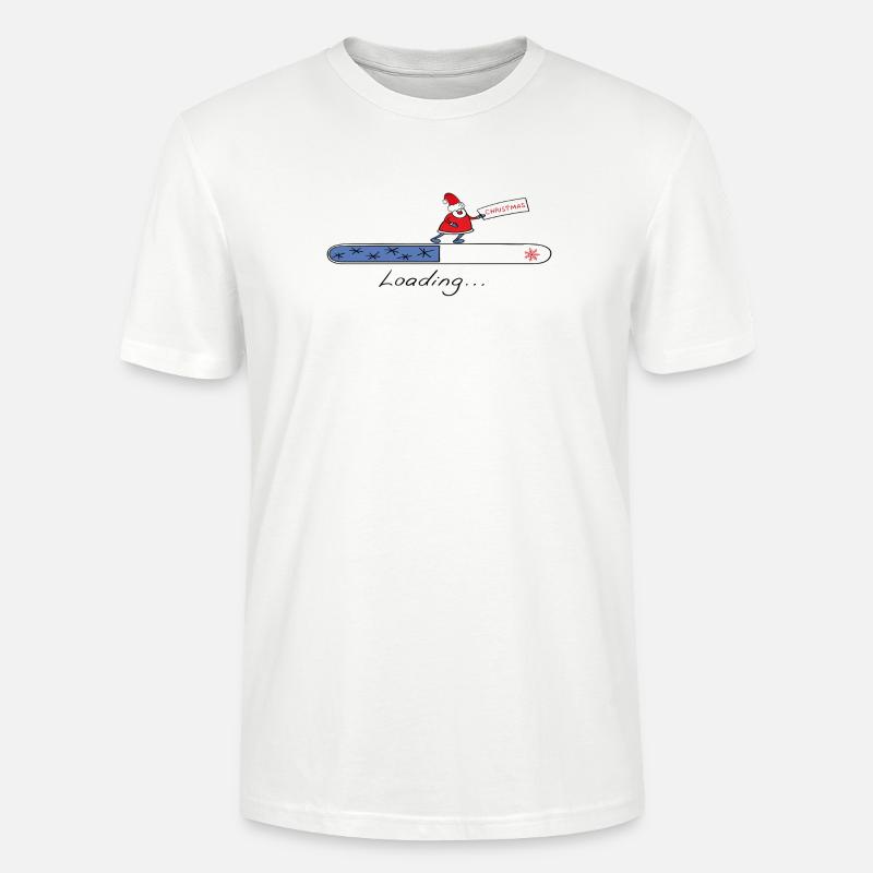Christmas Loading - Stanley/Stella Unisex Bio-T-Shirt CRAFTER - Weiß