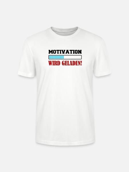 motivation_wird_geladen- - Stanley/Stella Unisex Bio-T-Shirt CRAFTER - Weiß