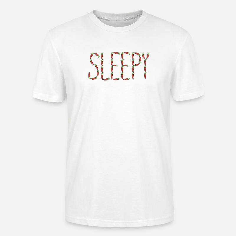 Chilischoten schläfrig - Stanley/Stella Unisex Bio-T-Shirt CRAFTER - Weiß