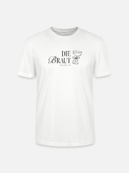 Die Braut JGA Motiv - Stanley/Stella Unisex Bio-T-Shirt CRAFTER - Weiß