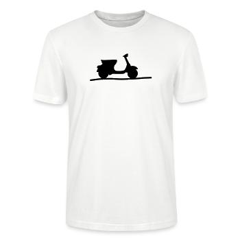 Roller - Stanley/Stella Unisex Bio-T-Shirt CRAFTER - Weiß - Vorne - Alina (178cm) & Michal (187cm)