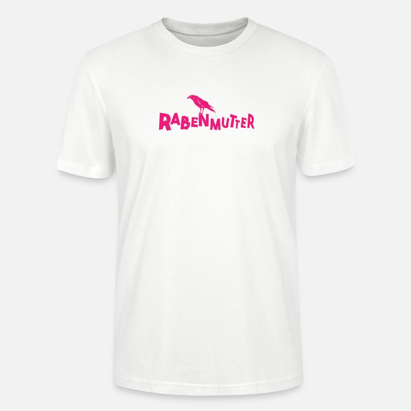 Rabenmutter - Mutter - Mama - Mami - Rabe - Stanley/Stella Unisex Bio-T-Shirt CRAFTER - Weiß