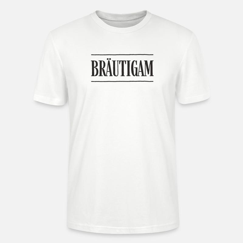 Bräutigam – Hochzeit & Junggesellenabschied - Stanley/Stella Unisex Bio-T-Shirt CRAFTER - Weiß