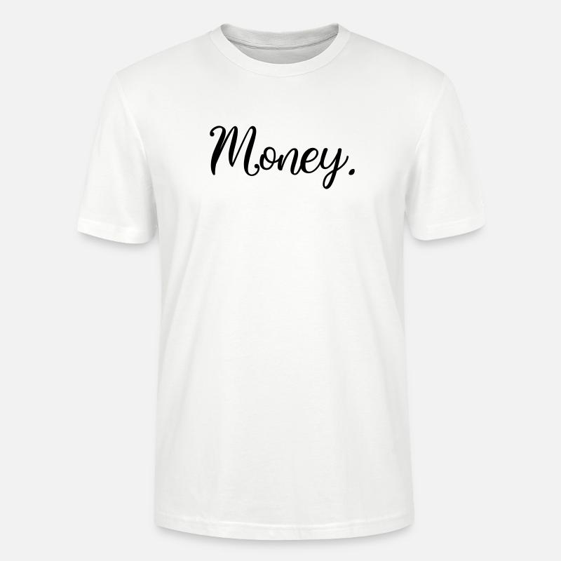 L’argent. Déclaration des hommes féminins - T-shirt bio CRAFTER Stanley Stella Unisexe - blanc