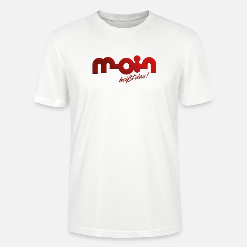 Moin heißt das! - Stanley/Stella Unisex Bio-T-Shirt CRAFTER - Weiß