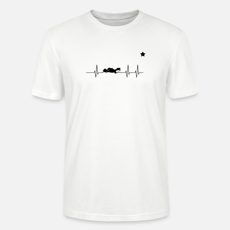 mottorad herz - Stanley/Stella Unisex Bio-T-Shirt CRAFTER - Weiß