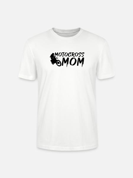 Motocross Mutter - Stanley/Stella Unisex Bio-T-Shirt CRAFTER - Weiß