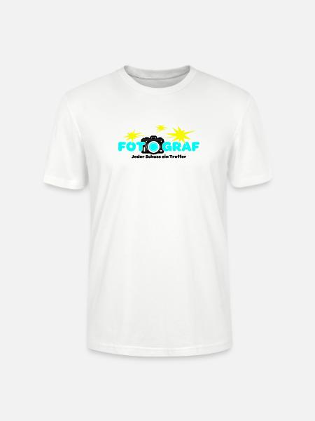 Fotograf Fotografin Fotokamera - Stanley/Stella Unisex Bio-T-Shirt CRAFTER - Weiß