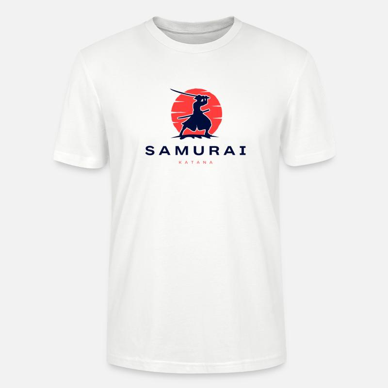 Samurai - Stanley/Stella Unisex Bio-T-Shirt CRAFTER - Weiß