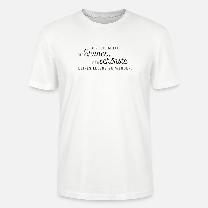 Abstrakte Farbexplosion auf Leinwand - Stanley/Stella Unisex Bio-T-Shirt CRAFTER - Weiß
