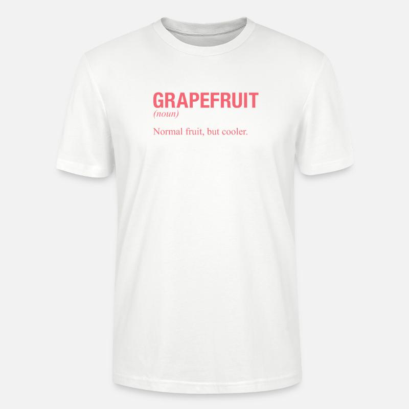 GRAPEFRUIT Pampelmuse - Stanley/Stella Unisex Bio-T-Shirt CRAFTER - Weiß