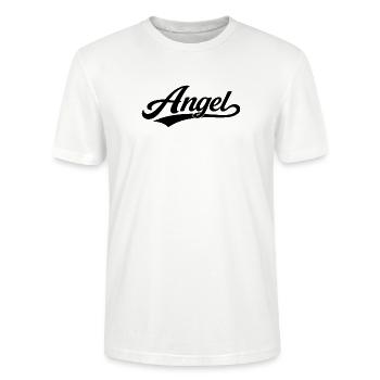 Angel name first last family - Stanley/Stella CRAFTER Unisex Organic T-Shirt - white - Front - Alina (178cm) & Michal (187cm)