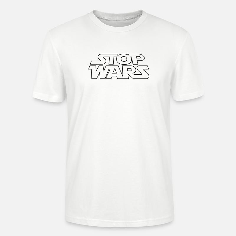 Kriegsgegner Stop Wars - Stanley/Stella Unisex Bio-T-Shirt CRAFTER - Weiß