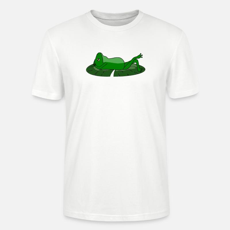 Frog Toad Chill Toad - Stanley/Stella CRAFTER Unisex Organic T-Shirt - white