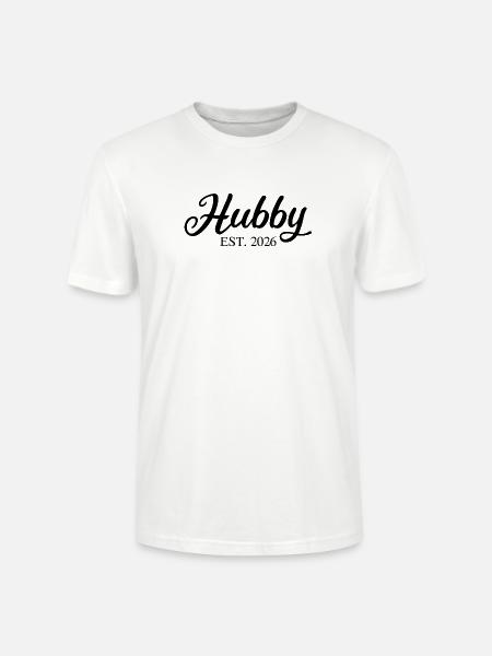 HUBBY est 2026 - Stanley/Stella Unisex Bio-T-Shirt CRAFTER - Weiß
