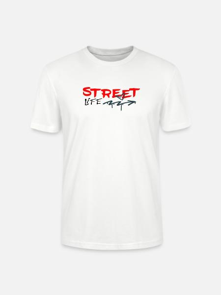Street life Graffiti - Stanley/Stella CRAFTER Unisex Organic T-Shirt - white