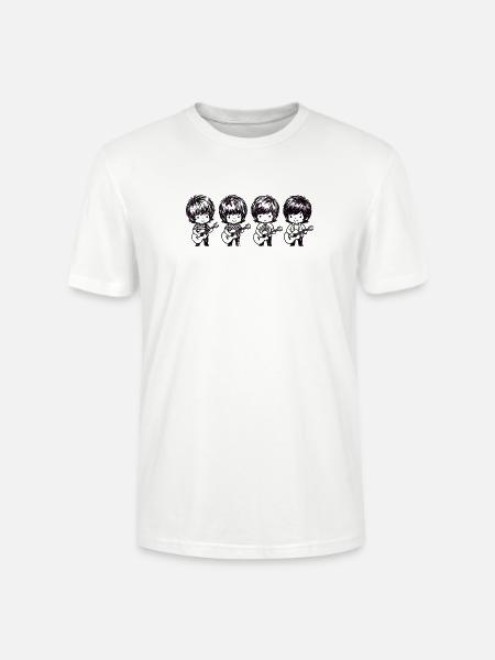 Die fabelhafte Vierband - Stanley/Stella Unisex Bio-T-Shirt CRAFTER - Weiß