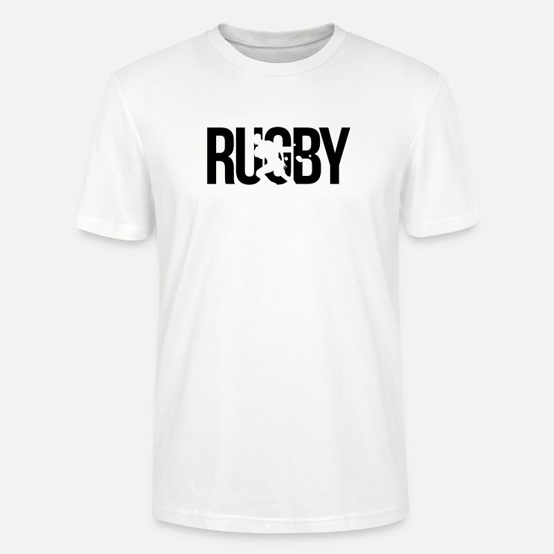 rugby - Stanley/Stella CRAFTER Unisex Organic T-Shirt - white