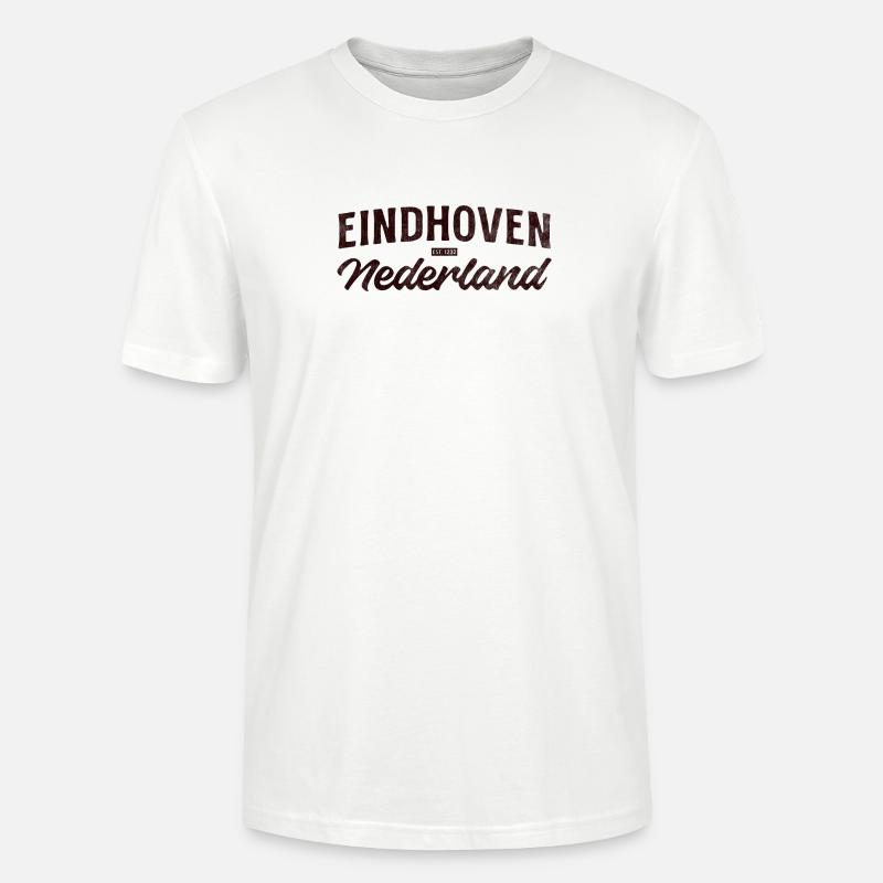 Eindhoven Nederland Script Logo - Stanley/Stella Unisex Bio-T-Shirt CRAFTER - Weiß