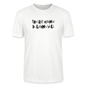 Meilleure vengeance ... par Cean - T-shirt bio CRAFTER Stanley Stella Unisexe - blanc - Devant - Alina (178cm) & Michal (187cm)