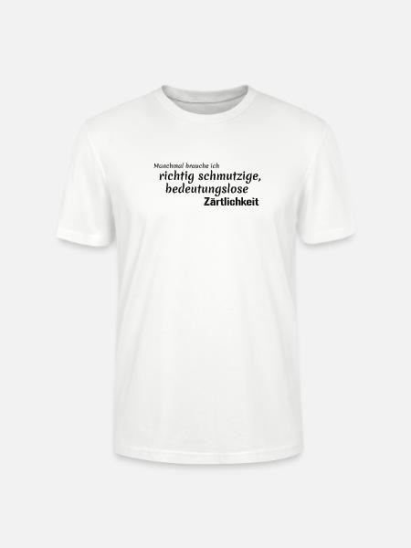meaningless tenderness - Stanley/Stella CRAFTER Unisex Organic T-Shirt - white