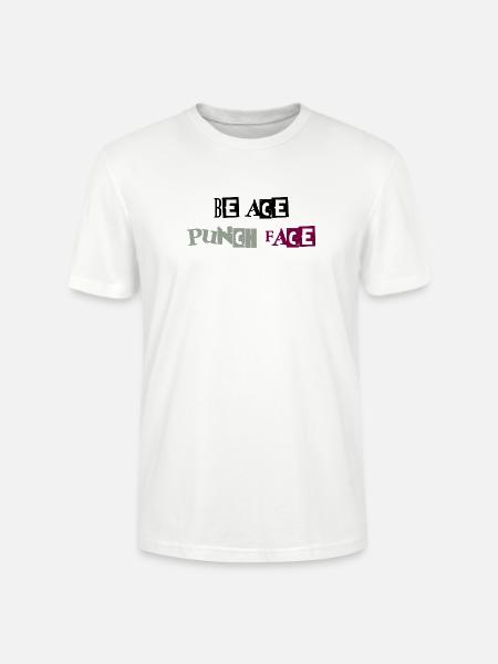 Sei Ace Punchface - Stanley/Stella Unisex Bio-T-Shirt CRAFTER - Weiß