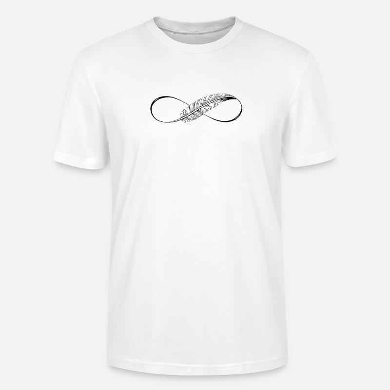 Lignes mignonnes Infinity Spring - T-shirt bio CRAFTER Stanley Stella Unisexe - blanc