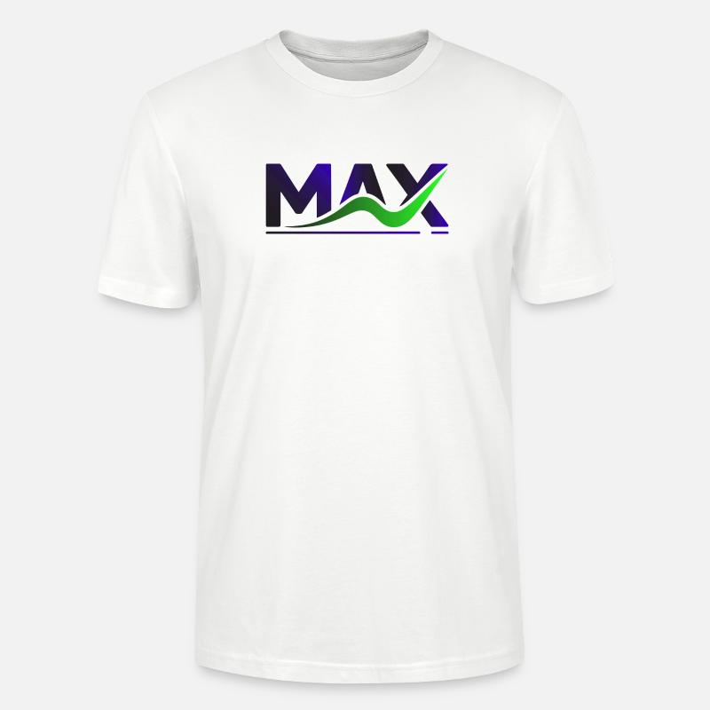 MAX Wave Gradient Logo Tee - Stanley/Stella Unisex Bio-T-Shirt CRAFTER - Weiß