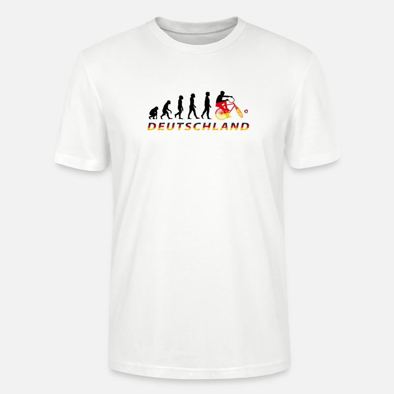 Cyclisme, Cyclball, Cyclisme en salle, Évolution - T-shirt bio CRAFTER Stanley Stella Unisexe - blanc