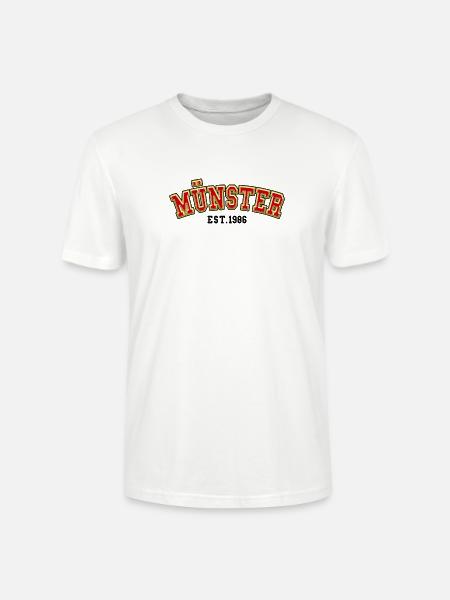 Münster gegründet 1986 - Stanley/Stella Unisex Bio-T-Shirt CRAFTER - Weiß