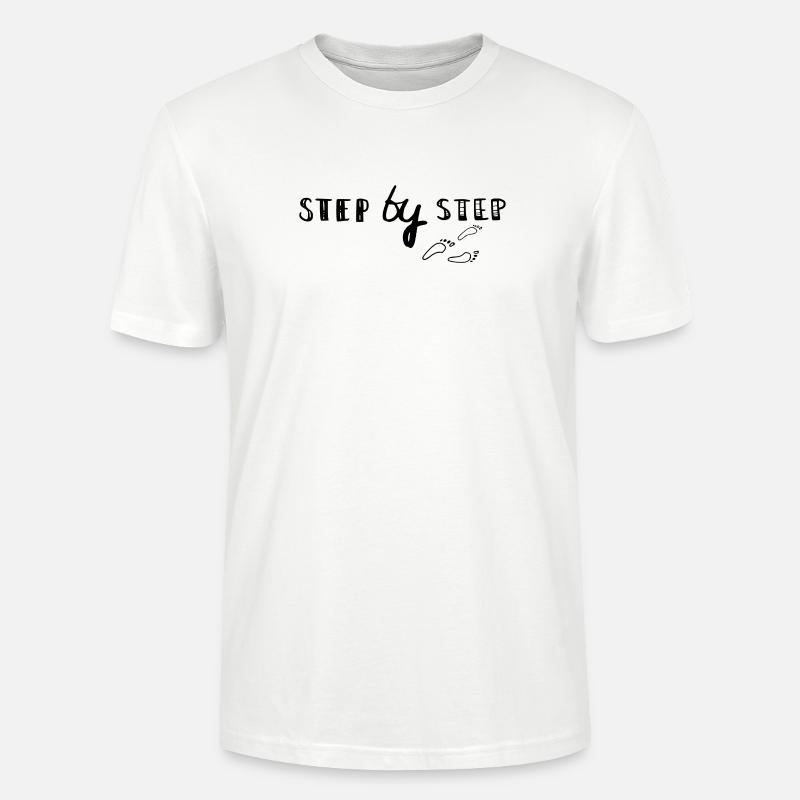 step by step - Stanley/Stella Unisex Bio-T-Shirt CRAFTER - Weiß