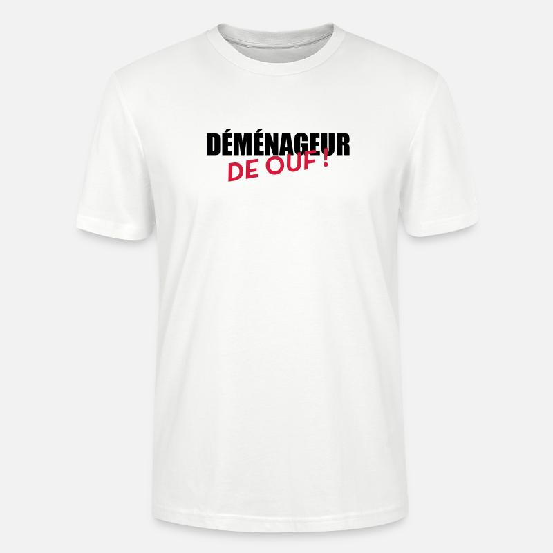 frachtführer / möbelpacker / mover / bewegen - Stanley/Stella Unisex Bio-T-Shirt CRAFTER - Weiß
