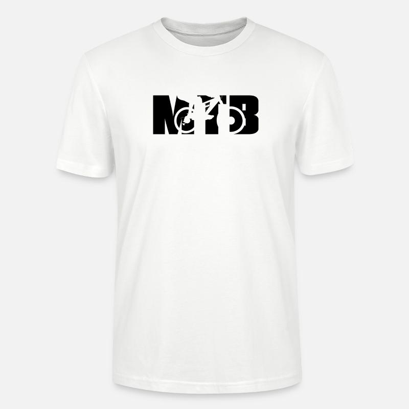 Conception de VTT - T-shirt bio CRAFTER Stanley Stella Unisexe - blanc