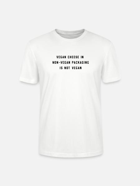 FROMAGE VEGAN - T-shirt bio CRAFTER Stanley Stella Unisexe - blanc