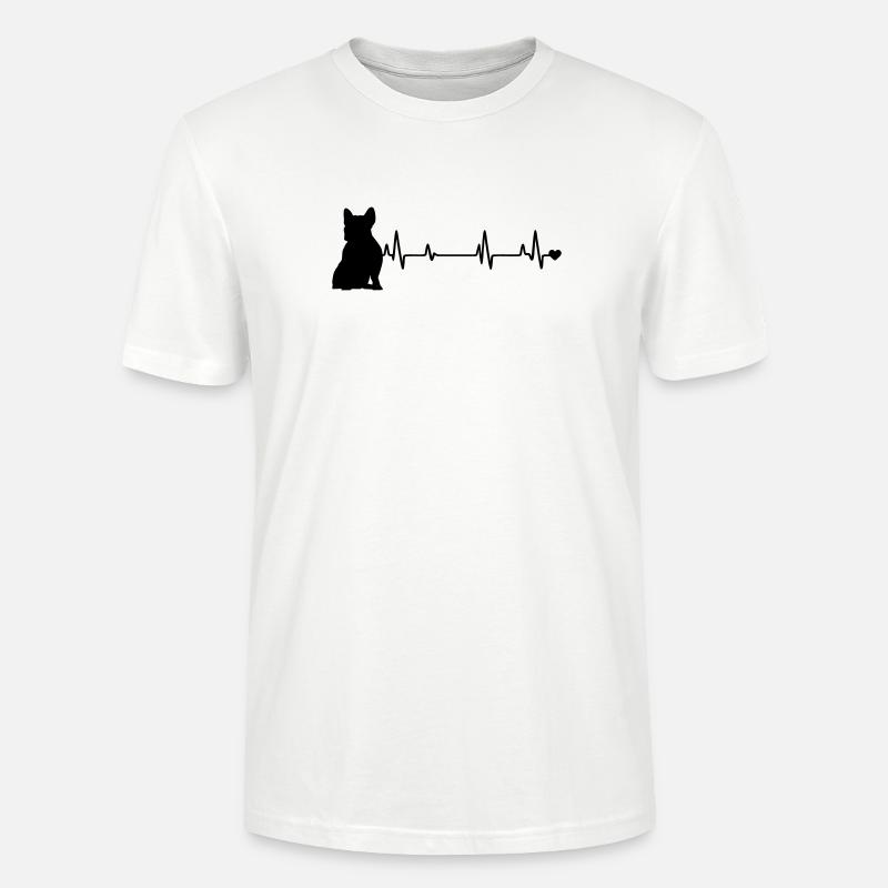 Hund - Stanley/Stella Unisex Bio-T-Shirt CRAFTER - Weiß