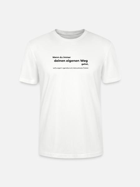 Motivational speaker - Stanley/Stella CRAFTER Unisex Organic T-Shirt - white