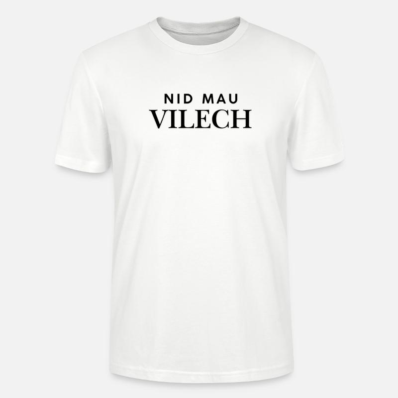 Nid mau Vilech - Stanley/Stella Unisex Bio-T-Shirt CRAFTER - Weiß