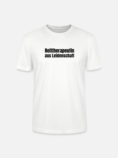 Reittherapeutin aus Leidenschaft Reiten Geschenk - Stanley/Stella Unisex Bio-T-Shirt CRAFTER - Weiß