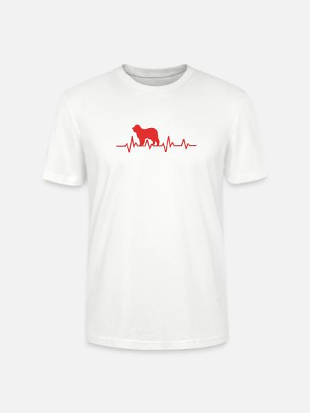 Englischer Schäferhund - Stanley/Stella Unisex Bio-T-Shirt CRAFTER - Weiß