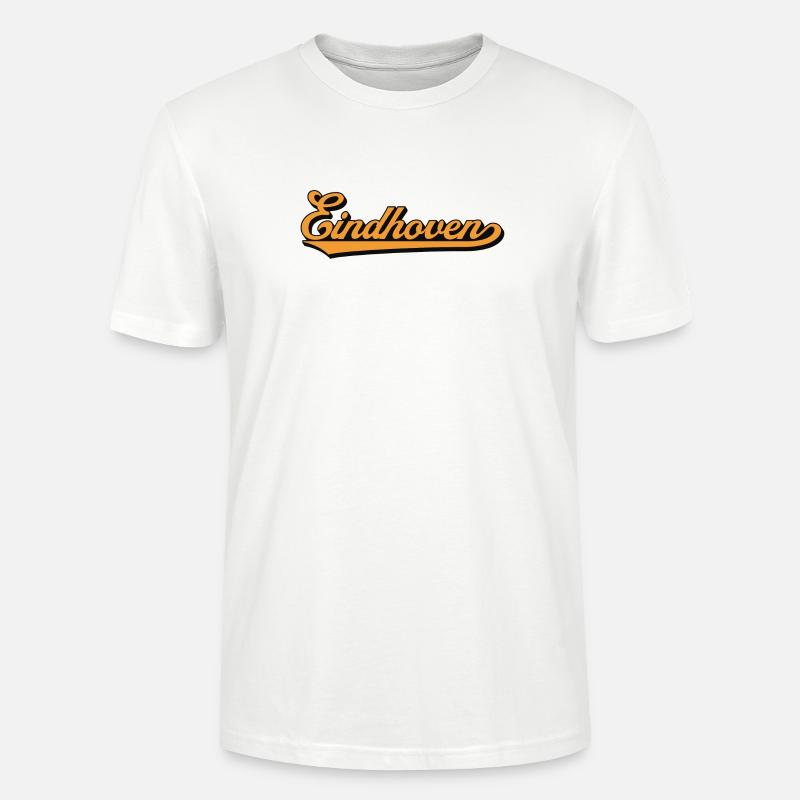 Eindhoven Retro Script - Stanley/Stella Unisex Bio-T-Shirt CRAFTER - Weiß