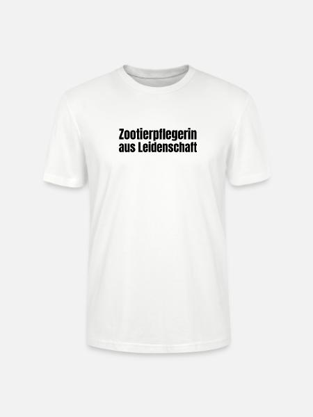 Zootierpflegerin aus Leidenschaft Zoo Geschenk - Stanley/Stella Unisex Bio-T-Shirt CRAFTER - Weiß