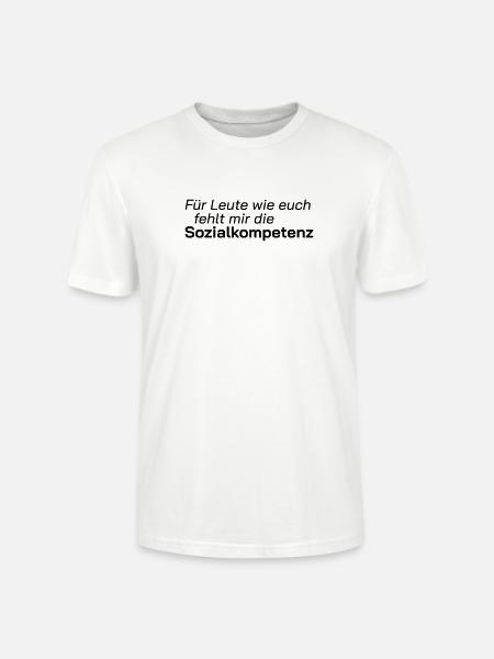 Social skills - Stanley/Stella CRAFTER Unisex Organic T-Shirt - white