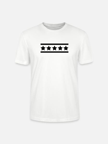 sterne_symbol - Stanley/Stella CRAFTER Unisex Organic T-Shirt - white