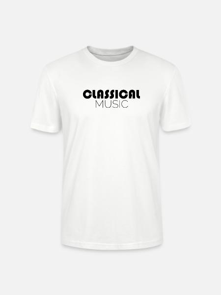 klassisk musikk ikon klassisk musikk musikk ikon - Stanley/Stella CRAFTER unisex økologisk T-skjorte - hvit
