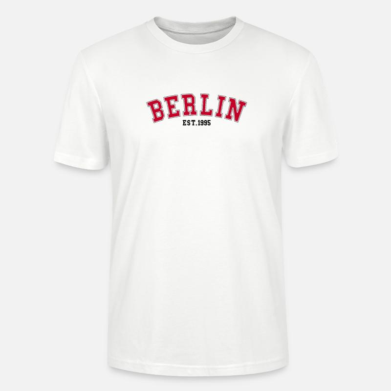 Berlin_Est_1995 - Stanley/Stella Unisex Bio-T-Shirt CRAFTER - Weiß