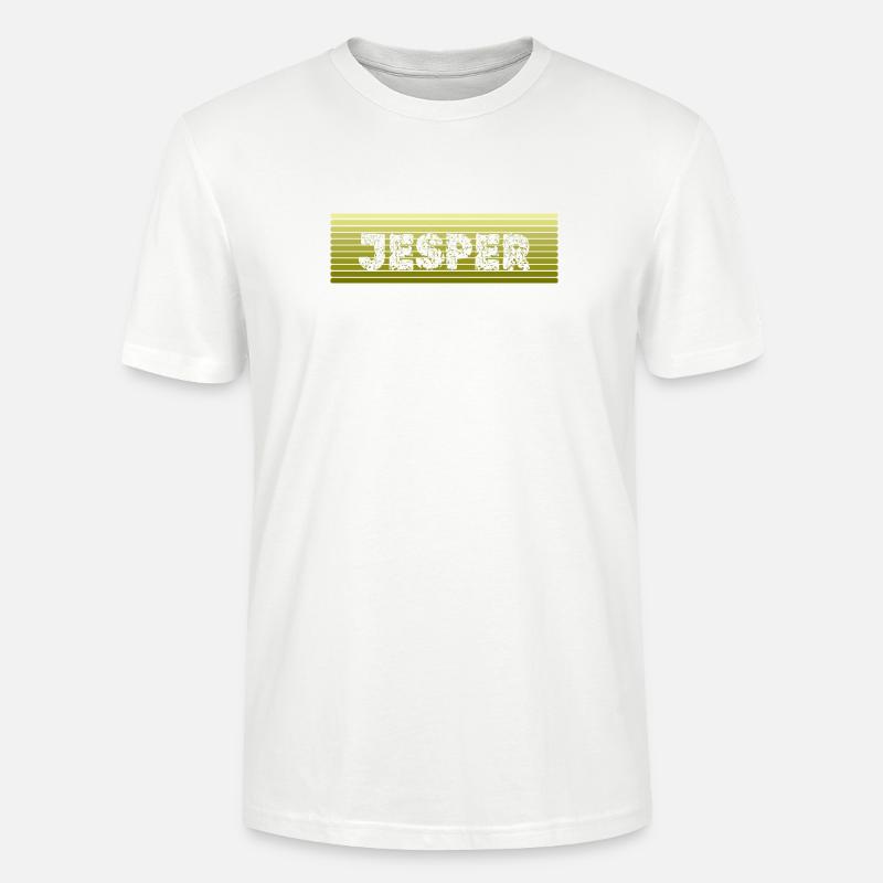 Name Jesper - Stanley/Stella Unisex Bio-T-Shirt CRAFTER - Weiß