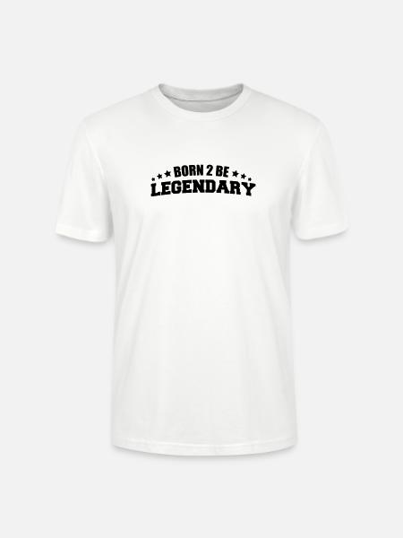 Born to be Legendary - Stanley/Stella Unisex Bio-T-Shirt CRAFTER - Weiß