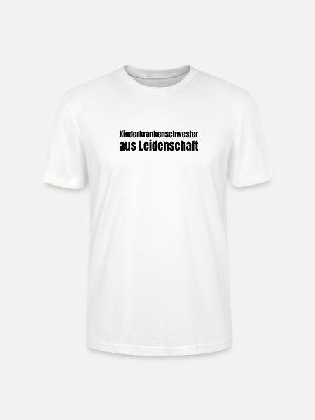 Kinderkrankenschwester aus Leidenschaft Geschenk - Stanley/Stella Unisex Bio-T-Shirt CRAFTER - Weiß