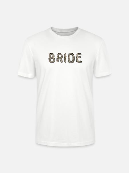 Braut, Junggesellinnenabschied, Leo, JGA - Stanley/Stella Unisex Bio-T-Shirt CRAFTER - Weiß