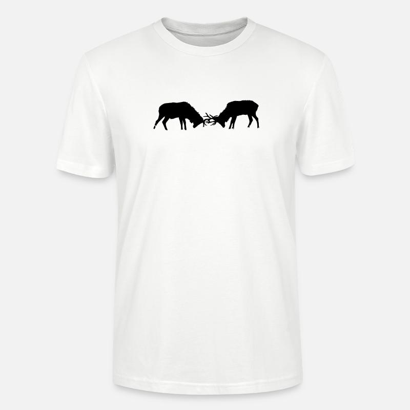 deer - T-shirt bio CRAFTER Stanley Stella Unisexe - blanc